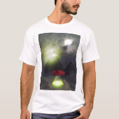 Illuminati Pyramide en UFO-Shirt T-shirt (Voorkant)