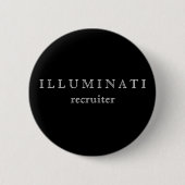 illuminati rekruiter ronde button 5,7 cm (Voorkant)