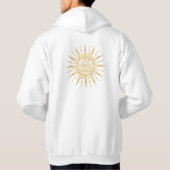Illuminati Sun Eye Hoddie | Piramide sweatshirt (Achterkant)