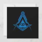 Illuminati Symbool driehoek samenzwering Masonic G Kaart (Voorkant)