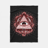 Illuminati Symbool Fleece Blanket (Voorkant)