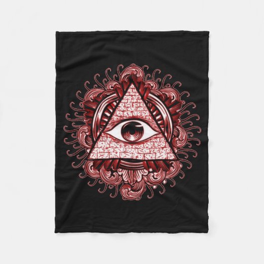 Illuminati Symbool Fleece Blanket (Voorkant)