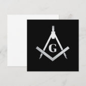 Illuminati Symbool Masonic Conspiracy Pyramid Gift Kaart (Voorkant / Achterkant)