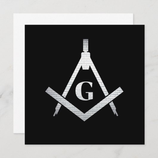 Illuminati Symbool Masonic Conspiracy Pyramid Gift Kaart (Voorkant / Achterkant)