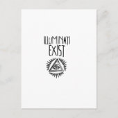 illuminati tshirt briefkaart (Voorkant)