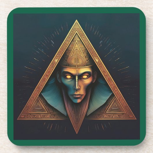 Illuminati Wall Crest Bier Onderzetter (Voorkant)