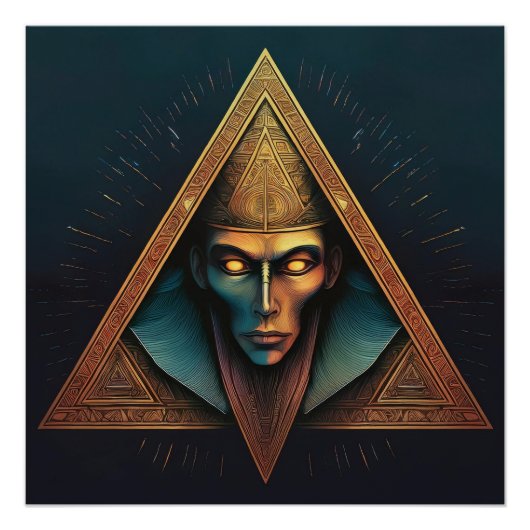 Illuminati Wall Crest Perfect Poster (Voorkant)