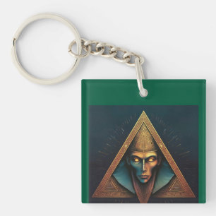 Illuminati Wall Crest Sleutelhanger