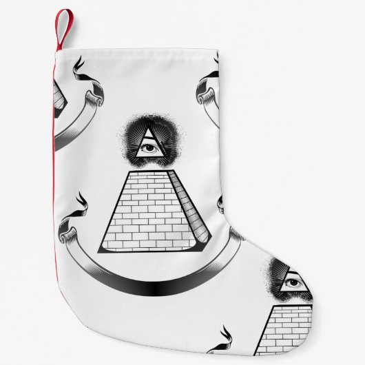illuminati xmas - kerstmis kleine kerstsok (Voorkant)