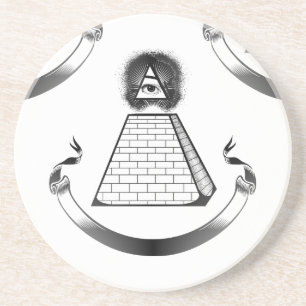 illuminati zandsteen onderzetter