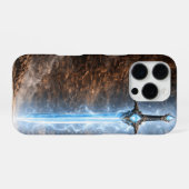 Illuminator Sword Glow Phone Case iPhone Hoesje (Achterkant horizontaal)