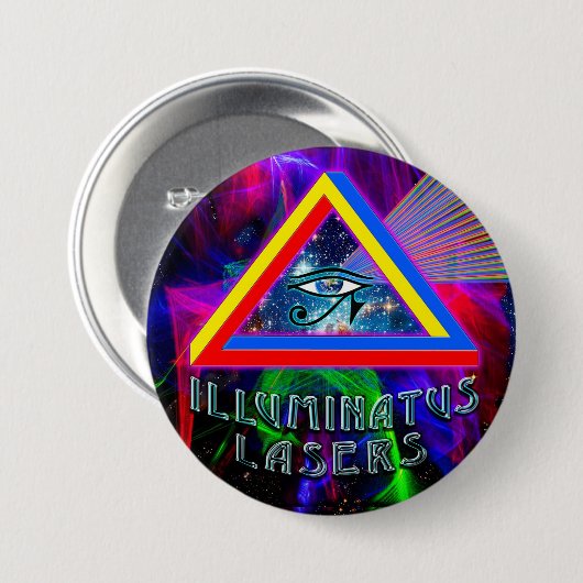 Illuminatus Lasers Logo Button (Voorkant /achterkant)