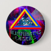Illuminatus Lasers Logo Button (Voorkant)