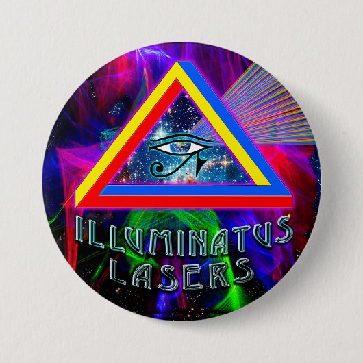 Illuminatus Lasers Logo Button (Voorkant)