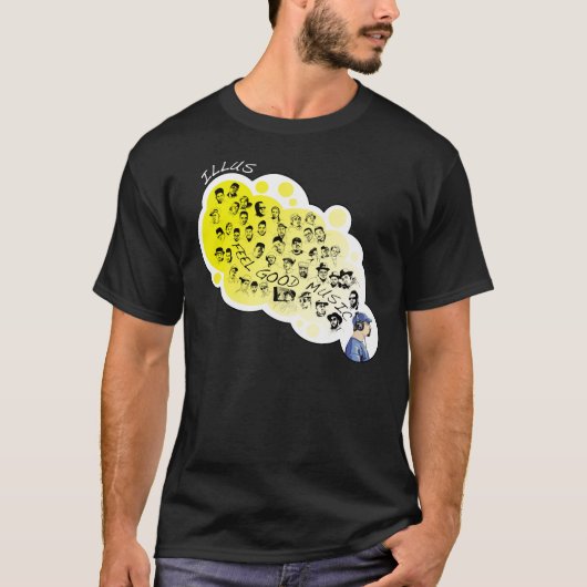 ILLUS: Goede muziek T-Shirt voelen (Voorkant)