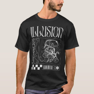 Illusie-illustratie-elementen T-shirt