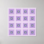 Illusie in het kwadraat canvas afdruk (Voorkant)