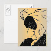 Illusie, jonge, oude vrouw Briefkaart (Voorkant / Achterkant)