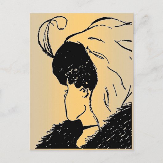Illusie, jonge, oude vrouw Briefkaart (Voorkant)