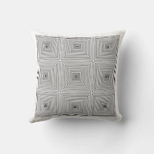 Illusie Kunst Minimalistische Kussen – Modern Geom