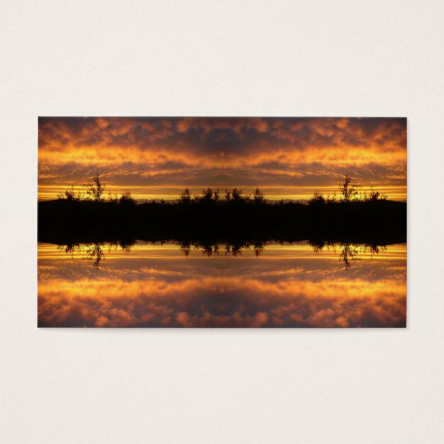 Illusie van reflectie visitekaartjes (Voorkant)