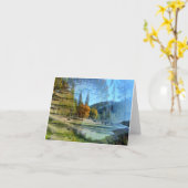 Illusies in de bergen.... kaart (Gele Bloem)