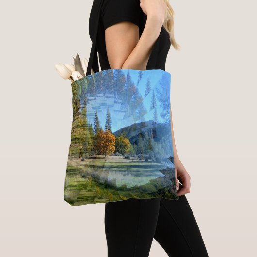 Illusies in de bergen.... tote bag (Dichtbij)