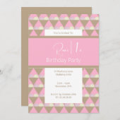 illusima Aardbei Vanille Ice-cream 1e Verjaardag Kaart (Voorkant / Achterkant)