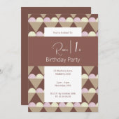 illusima Aardbei Vanille Icecream 1e Verjaardag Kaart (Voorkant / Achterkant)