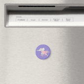 illusima Ballerina Elephant Light Paars Magneet (Insitu (Vaatwasser))