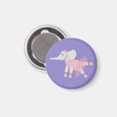illusima Ballerina Elephant Light Paars Magneet (Voorkant / Achterkant)