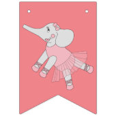 illusima Ballerina Elephant Peach Vlaggetjes (Derde vlag)