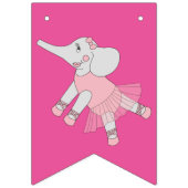 illusima Ballerina Elephant Pink Vlaggetjes (Tweede vlag)