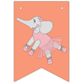 illusima Ballerina Elephant Rainbow Bunting Flags Vlaggetjes (Derde vlag)
