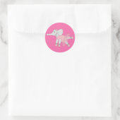 illusima Ballerina Elephant Ronde Sticker (Tas)