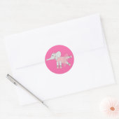 illusima Ballerina Elephant Ronde Sticker (Envelop)