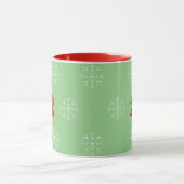 illusima Ballerina Fairy Christmas Snowflakes Mug Mok (Midden)