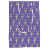 illusima Ballerina Fairy Paars Medium Cadeauzakje (Achterkant)