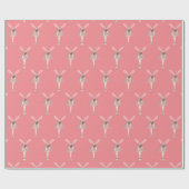 illusima Ballerina Fairy Peach Wrapping Papier (Vlak)