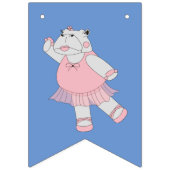 illusima Ballerina Hippo Blue Vlaggetjes (Derde vlag)