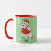 illusima Ballerina Hippo Christmas Snowflakes Mok (Links)