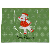 illusima Ballerina Hippo kerstsnowflakes Groot Cadeauzakje (Voorkant)