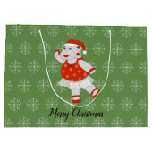 illusima Ballerina Hippo kerstsnowflakes Groot Cadeauzakje (Achterkant)