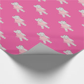 illusima Ballerina Hippo Pink Cadeaupapier (Hoek)