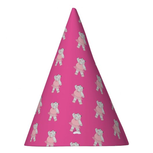 illusima Ballerina Hippo Pink Feesthoedjes (Rechts)