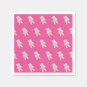 illusima Ballerina Hippo Pink Servet (Voorkant)