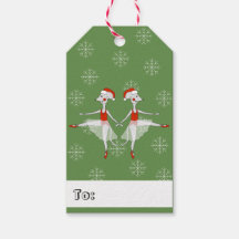 illusima Ballerina Mice Kerstmis Snowflakes