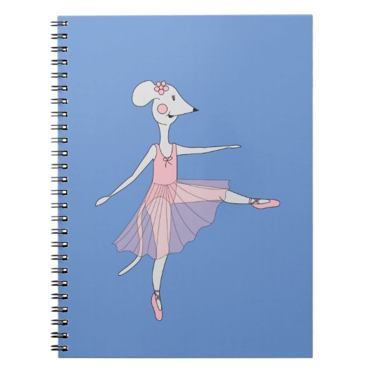illusima Ballerina Muis Notitieboek (Voorkant)