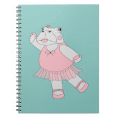 illusima Ballerina Nijlpaard Notitieboek (Voorkant)