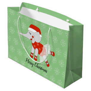 illusima Ballerina Olifant Kerst Sneeuwvlokken Groot Cadeauzakje